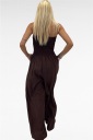 jumpsuit con fascia elasticizzata  brown